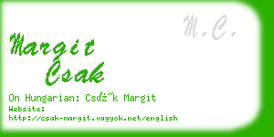 margit csak business card